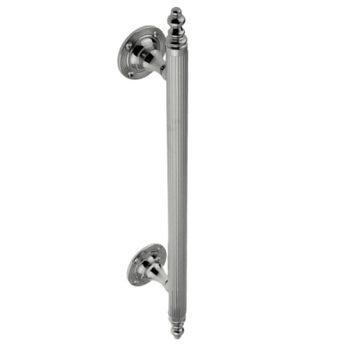 LINEAR T-BAR DOOR PULL HANDLE WITH FINIALS